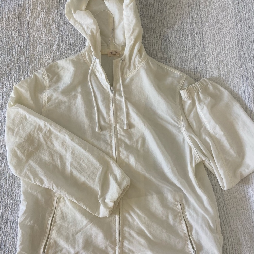 Brandy Melville White Windbreaker
